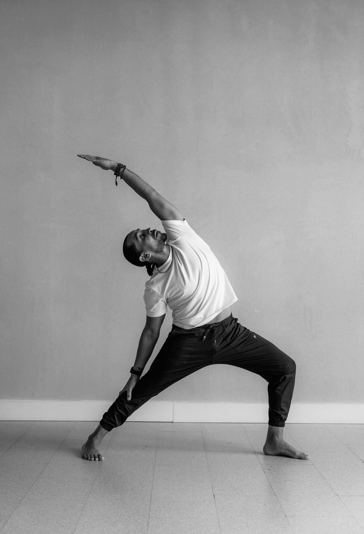 Yoga practice at 3B Movement